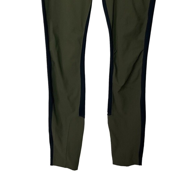 Athleta Highline Hybrid Ankle Tight Olive Black Size 2 Stretch Ponte Leggings - Picture 4 of 13